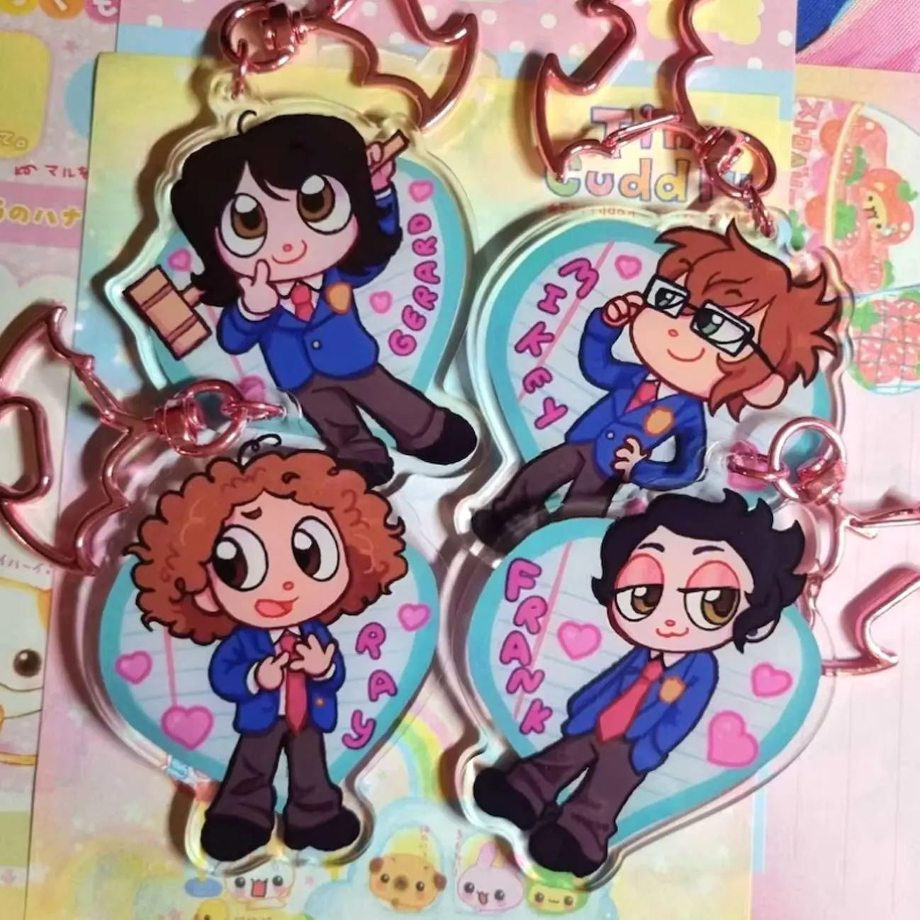 MCR Character 'I'm Not Okay' Acrylic Keychain - Music-Themed Collectible Keyring for Fans
