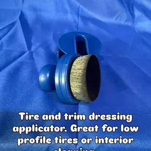 BUBBA’S Mini Detail Brush - Tire Applicator for Low Profile Tires & Interior Dressing