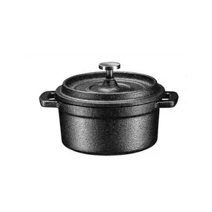 Cast Iron Fire Safe Pot with Lid