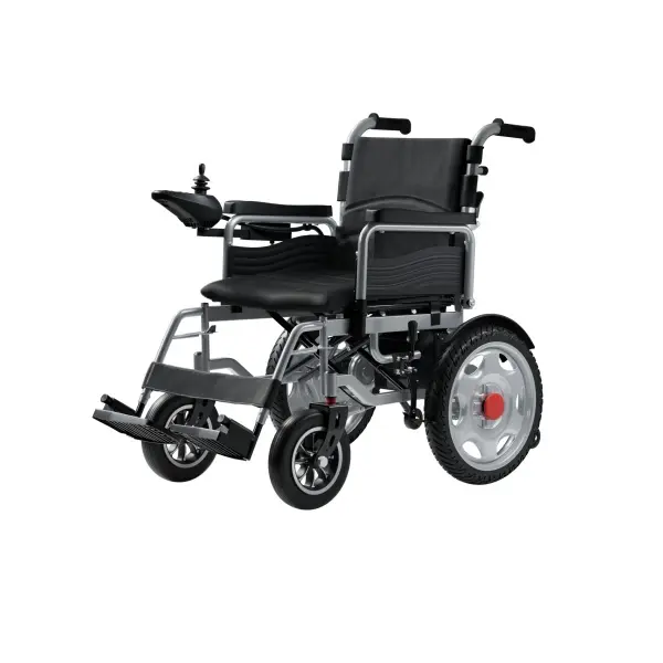 Adult Electric Wheelchair, Heavy-Duty 300LB Capacity All-Terrain Foldable Motorized Mobility Aid, 15 Mi Long Range for Home & Outdoor Use