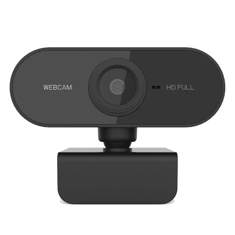 1080P HD USB Computer Webcam with Microphone - Compatible with PC Laptops, Windows, Linux - Ideal for Zoom, Skype (Home Supplies)