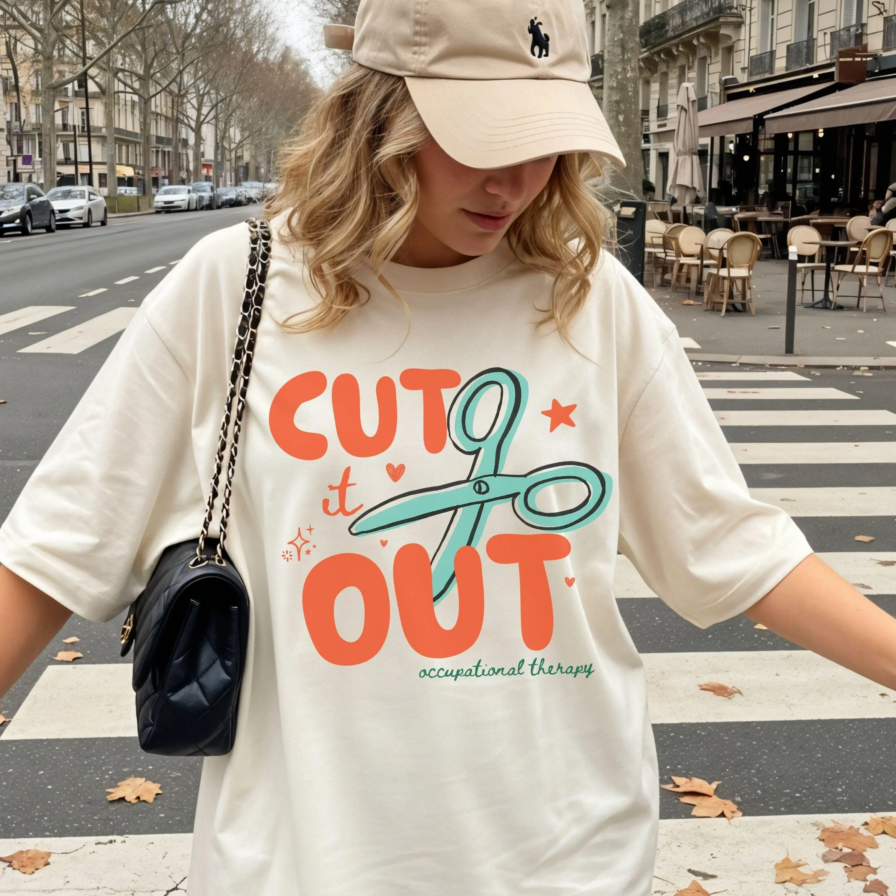Occupational Therapy Shirt Comfort Colors, Cut It Out OT Tee, Occupational Therapist Gift, OTA COTA Shirt, Pediatric Therapy Tshirt
