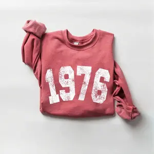 1976 Sweatshirt, 50th Birthday Sweatshirt, 50th Birthday Gift, Birthday Gift for Men, Distressed 1976 Sweater, Vintage 1976 Birthday Shirt