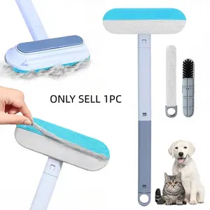 Reusable Pet Hair Remover, Detachable Design, Portable Fur Cleaner, Durable Plastic, Essential Home Cleaning Tool