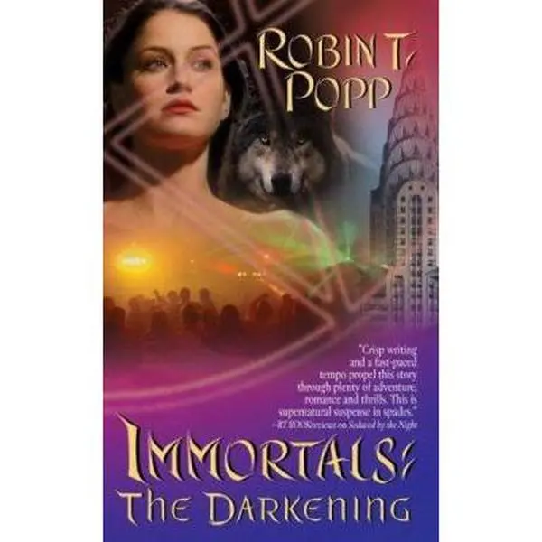 USED Book - The Darkening (Immortals, Book 2) by Robin T. Popp (Paperback) - english