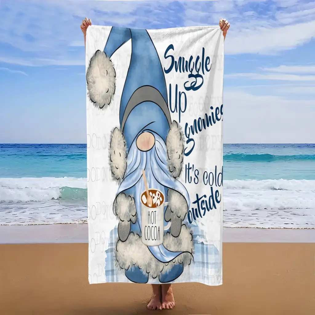 Lilo & Stitch Warriors basketball-themed oversized beach towel, soft and versatile, suitable for various occasions such as travel, pool, beach, yoga, and camping.