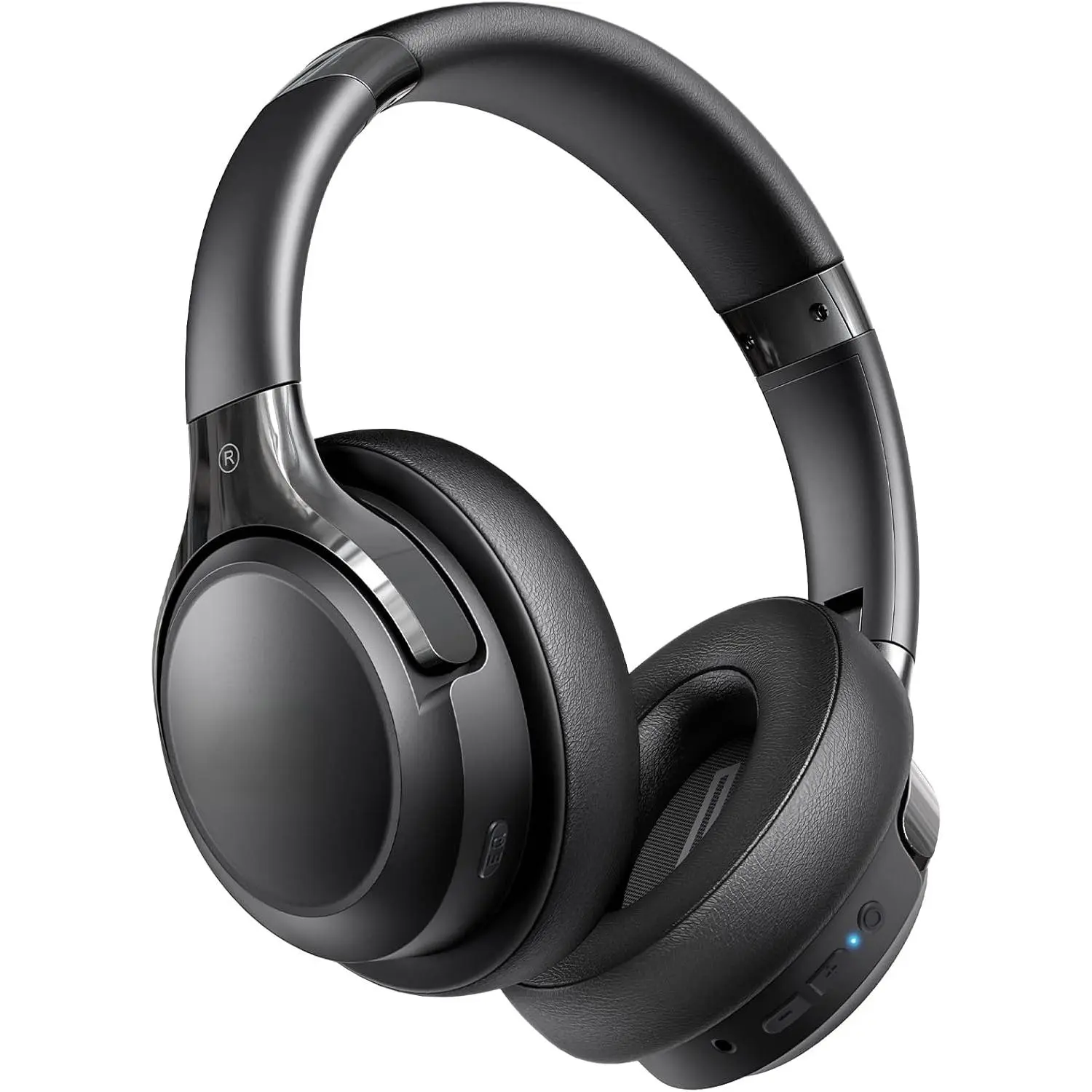 Baby Over-Ear Bluetooth Headphones with Microphone, 65H Playtime, 6 EQ Modes, HiFi Stereo Audio, Deep Bass, Foldable Lightweight Headset for Home Office Cellphone PC