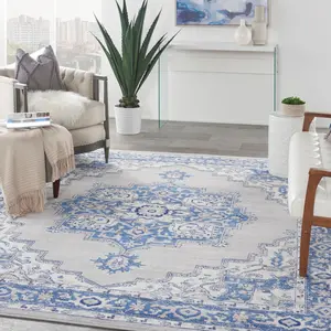 Nourison Whimsical Medallion Indoor Area Rug - Farmhouse Charm Decor for Living Rooms, Bedrooms