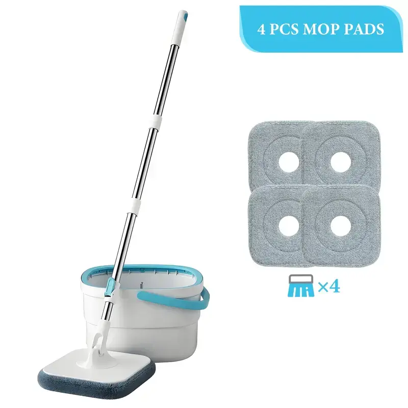 Clean and dirty separation mop 4 mop