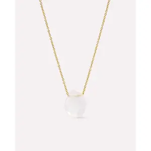 Mini Pebble Necklace - Pebble Mini Clear Quartz