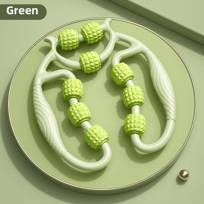 9-Wheel Muscle Foam Roller for Deep Tissue Massage - Leg, Arm, Thigh, Waist Massager for Muscle Recovery & Stretching 2026