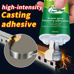 High Strength Cast Iron Glue, Heat Resistant Welding Adhesive, Metal Water Tank Repair Agent, Stainless Steel Radiator Plumber Sealant
