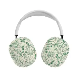 Casely AirPods Max Case | Snap-On Hard Shell Covers | Sage Garden | Green Floral