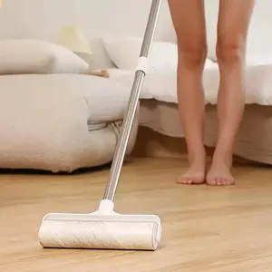 Large Pet Hair Remover Mop, Adjustable Clothes Brush, Home Cat Fur Floor Cleaner, Pet Hair Roller, Sofa Carpet Dust Roller, Cleaning Tool Set