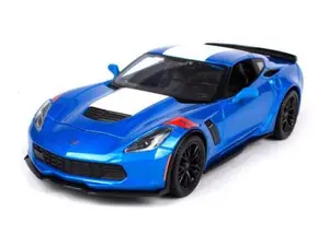 2017 Chevrolet Corvette Grand Sport - Blue (Special Edition) Diecast 1:24 Scale Model - Maisto 31516BL