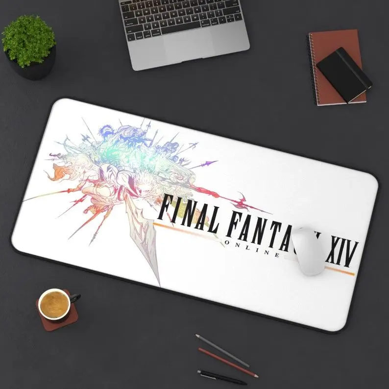 Final Fantasy XIV Online Mousepad #5 | FFXIV Endwalker Desk Mat | Anime Mousepad | Gift For Gamer | Gift | FFXIV Emmet Mouse Pad