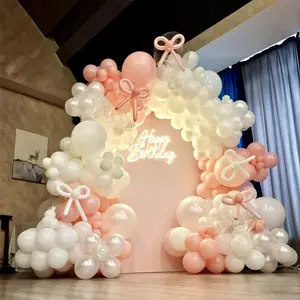 148 Piece Birthday Decoration Set, and Balloon Garland Arch Kit, Various Sizes, DIY Butterfly Kites, Party Decorations