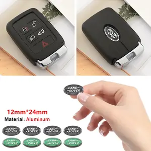 Land Rover Keychain Replacement Emblem, Durable Scratch-Resistant Car Remote Key Sticker, Fits Range Rover Discovery Defender