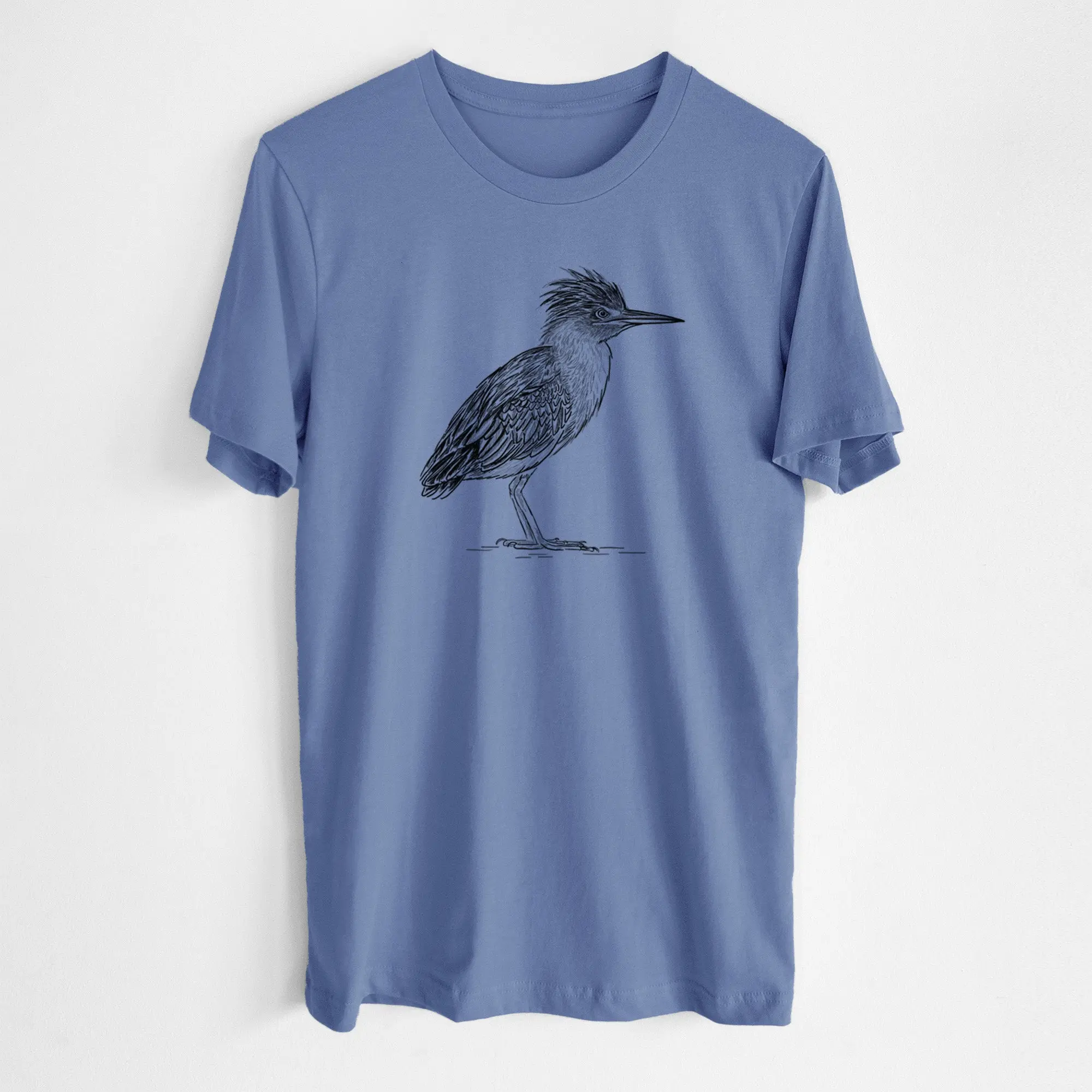 Green Heron - Butorides virescens - Lightweight 100% Cotton Unisex Crewneck