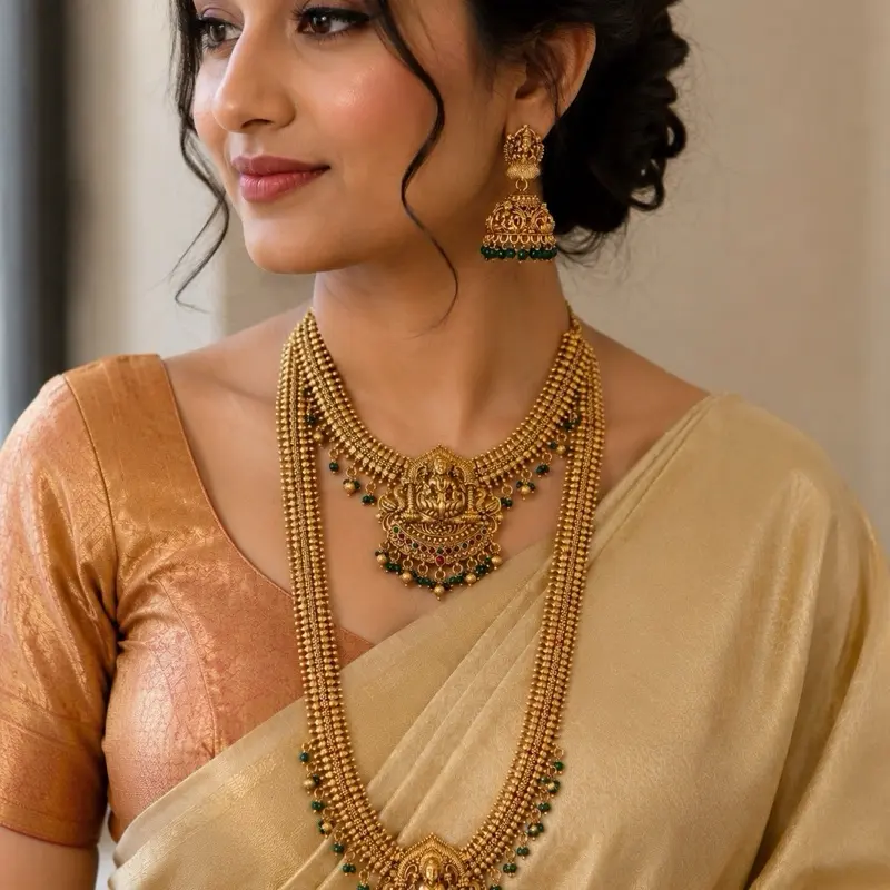 Premium Antique Temple Jewelry Set