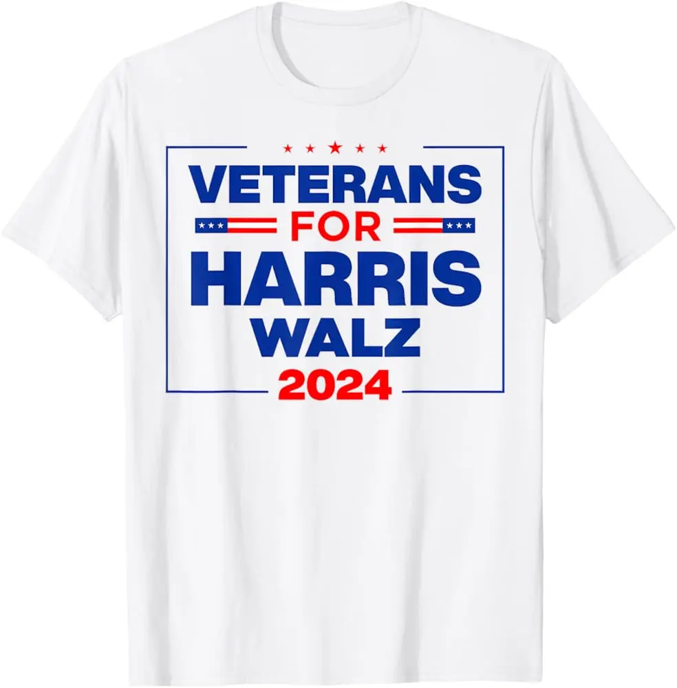 Veterans for Harris Walz Election 2024 T-Shirt