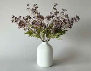 Faux Dogwood Flower - Dusty Purple (10 Stems)