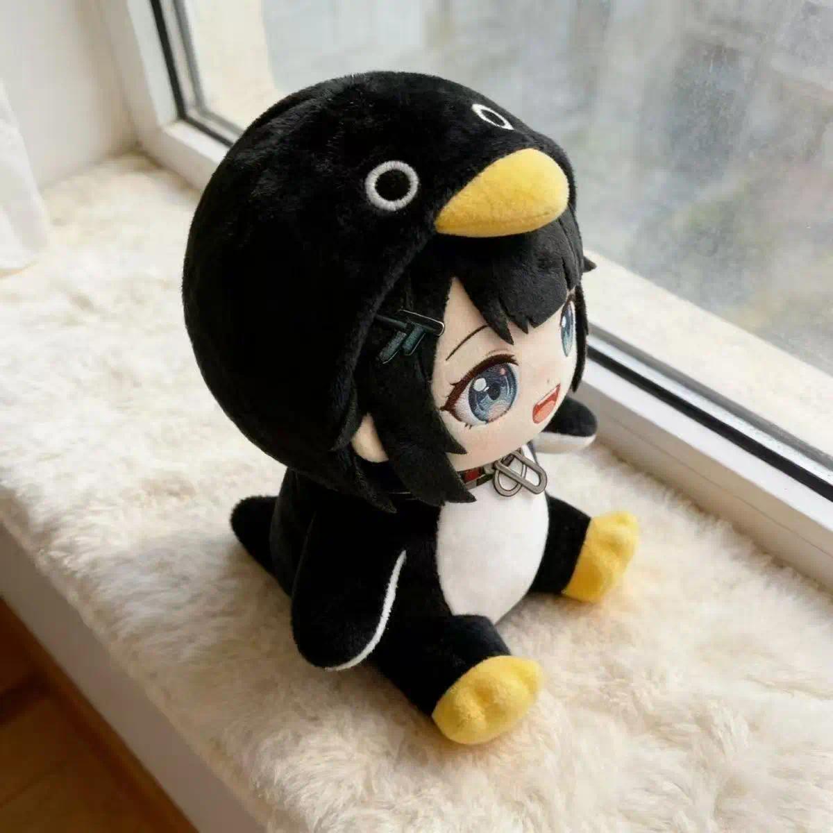 25cm Kawaii Penguin Plush Doll Cute Gugu Gaga Meme Stuffed Animal Soft Plush Toy Birthday Gift for Kids Fans