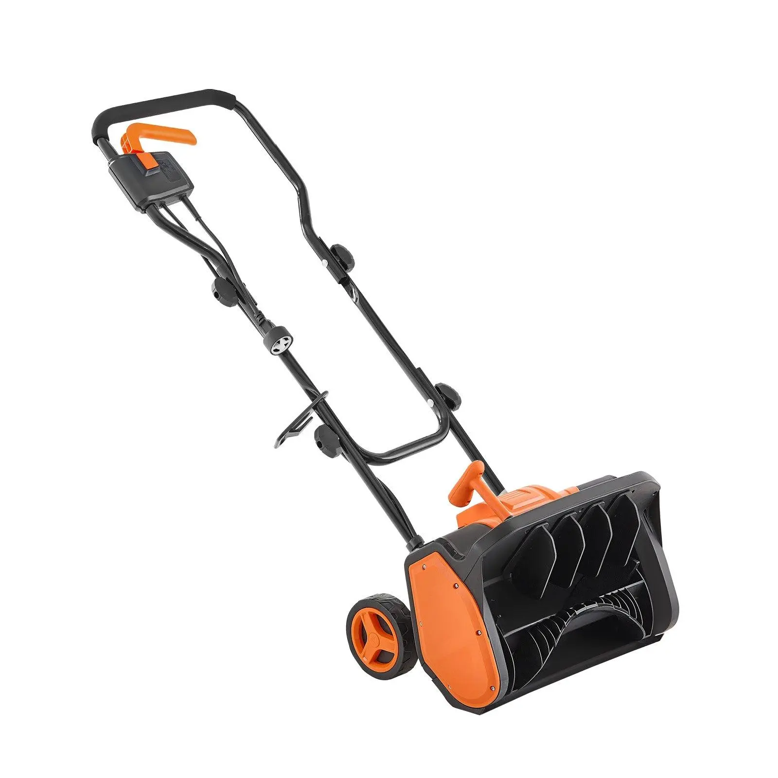 Corded Electric Snow Shovel - 12A 17in Snowthrower with 60° Adjustable Chute, 20ft Throwing Distance, Dual Safety Switch, Winter Ice Removal Tool for Driveway, Sidewalk, No, Patio, 17 Inch
