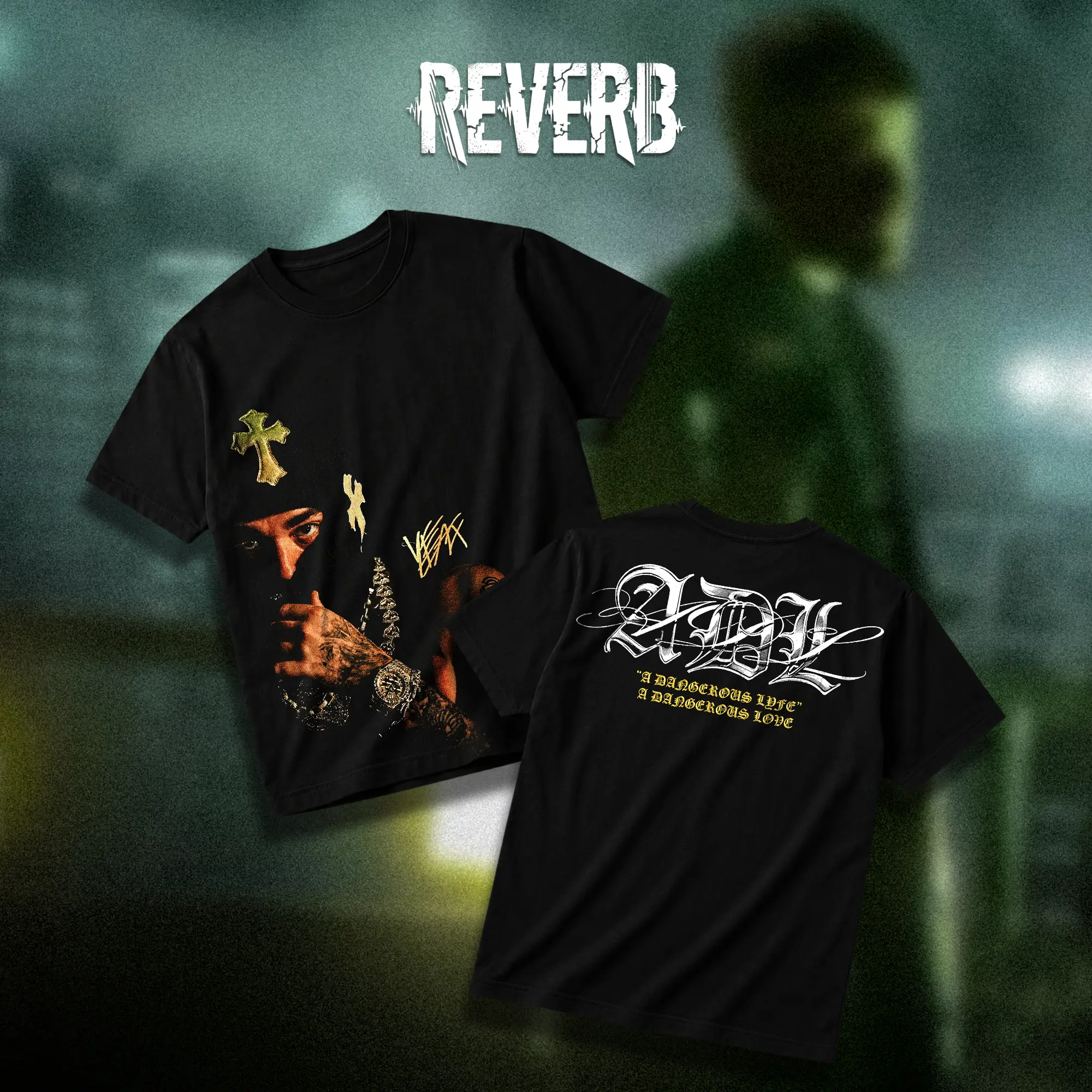[REVERB] YEAT ADL DTG T-Shirt, Underground Hip Hop Music Tee, Rap Album Release Inspired Streetwear Graphic Print Menswear