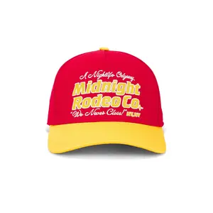 Midnight Rodeo Odyssey Trucker Hat in Red