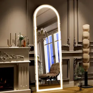 LumiBased Full Length Mirror with Stand LED Wall Mirror Light
