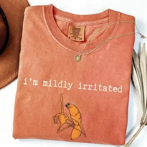 I'm Mildly Irritated Marcus The Worm Comfort Colors Shirt, Marcus The Worm Meme Shirt, Brain Rot shirt, Robert Help Marcus The Worm Ugly shirt - TrendWear USA