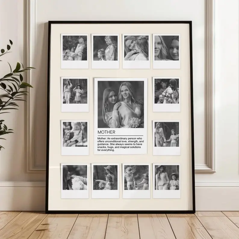 Personalized Mom From Daughter Keepsake, Custom Mother’s Day Print, Gift for Mom Wall Art