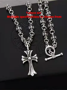 The trendy and fashionable cross pendant necklace comes in a variety of styles, suitable for daily wear, vacation dates, and other occasions. It is also a surprising and exquisite small gift, Cuban Cross Necklace