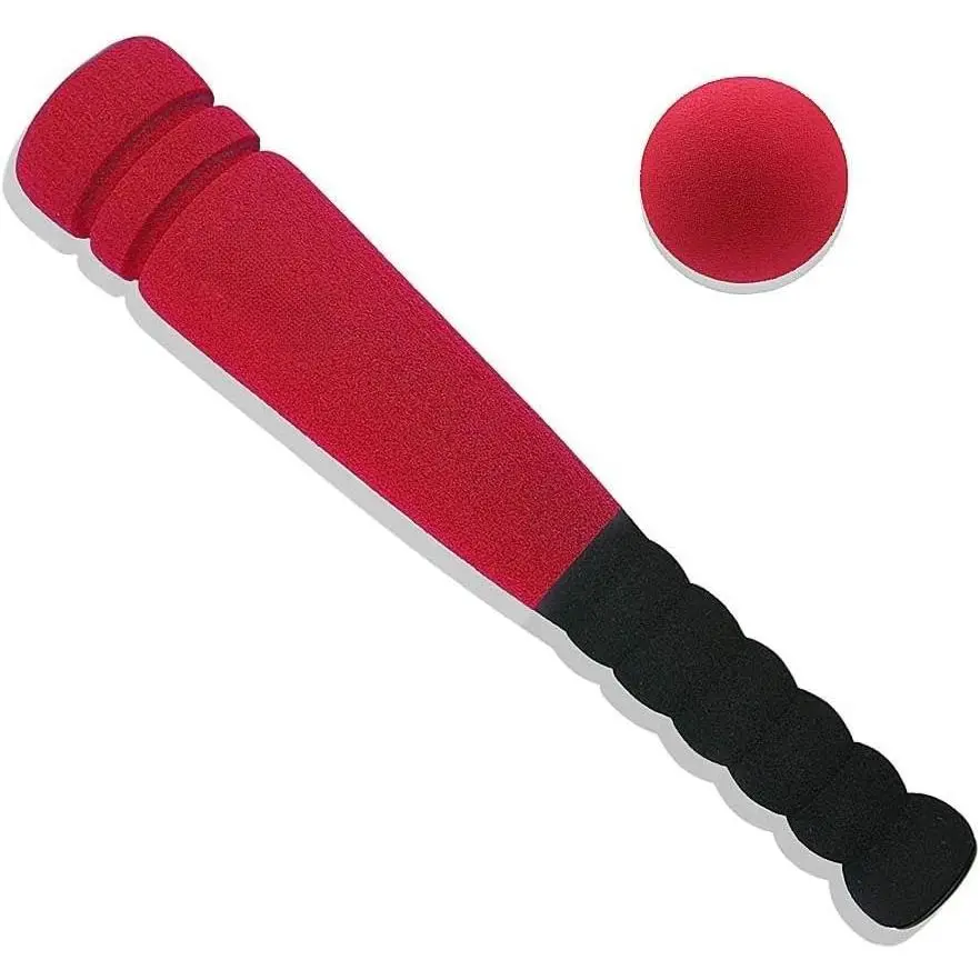 11.8 in Soft Foam Cute Mini Baseball Bat and Ball Set - 1 Blue Bat, 1 Red Ball - Children's Sports & Outdoor Accessory, 1 Blue Bat And 1 Red Ball