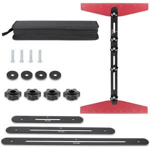 Stair Tread Template Tool - Solid Stair Tread Gauge, Stair Gauge Set Shelf Layout Measuring Scribe Tool for Stair Measuring Tool Stair Gauge Jig Stair Template Stair Step Scribe Tool