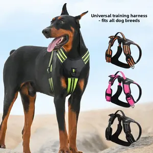 Best-selling Dog Harness, Anti-pull Reflective Dog Leash, Anti-lost Heavy Duty Walking Lead for Large Dogs