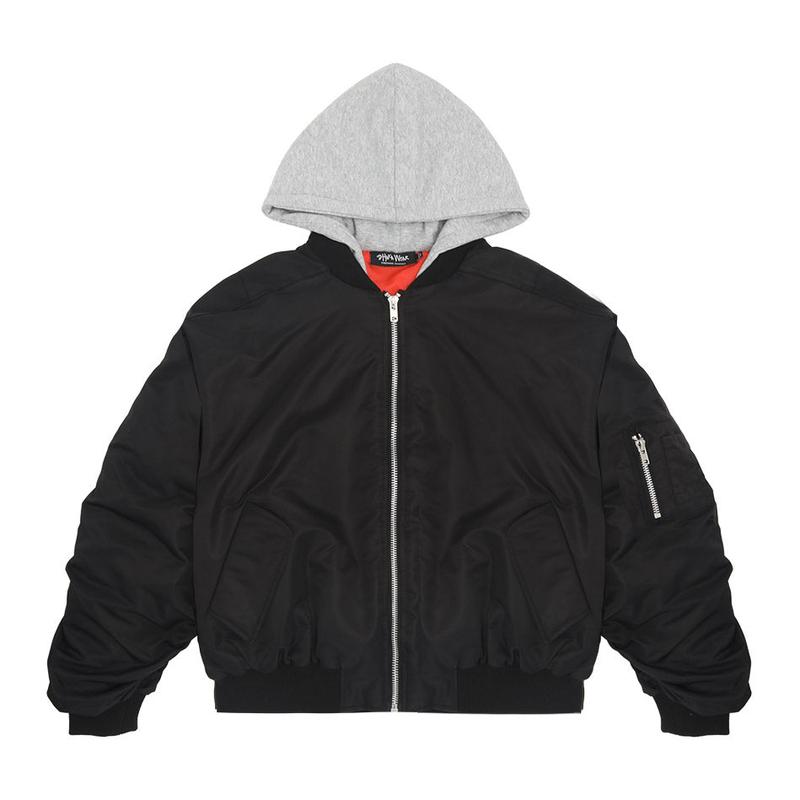 Drop Shoulder Bomber Jacket
