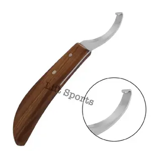8.5-Inch Farrier Hoof Knife Tool for Equine and Cattle Care, Right-Handed Curve