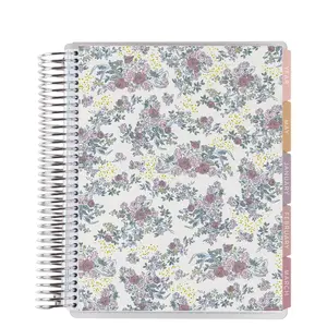 Toile LifePlanner (July 2026 - June 2027) - Toile interior, vertical layout, non-metallic, platinum coil