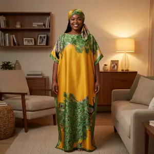 [MOOMOO] Women’s Boho Print Beach Cover Up Dress & Scarf Set – Floral / Peacock / Colorblock Shawl Poncho, Soft Summer Vacation Beachwear, TikTok Trending Outfit