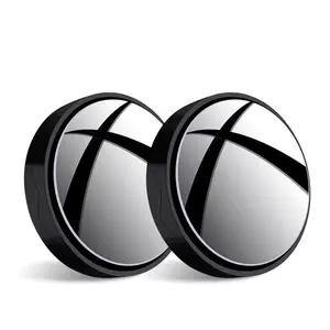 2-Pack Blind Spot Mirror 360° Adjustable HD Glass Rearview Mirror Universal Car Exterior Accessory for Sedan, Truck & SUV Inspirational Driving Safety Gift