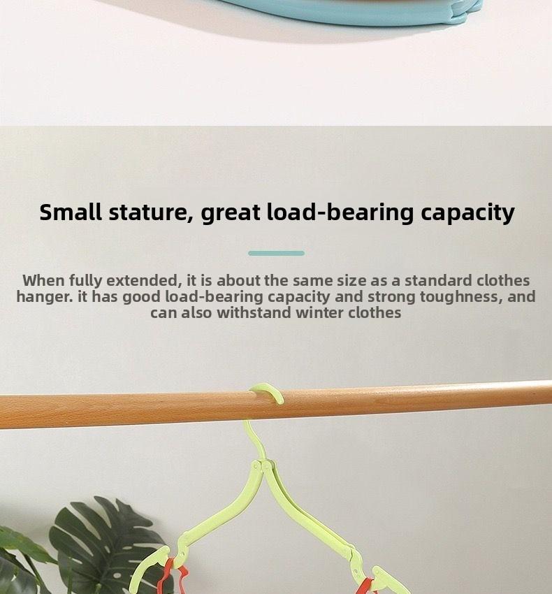 Multifunctional foldable clothes hanger