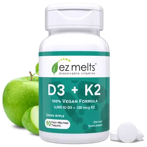 EZ Melts - Dissolvable, Sugar-free Vitamin D3 K2