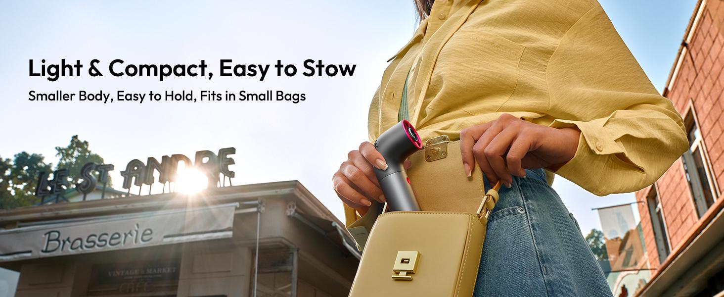 Aecooly Portable Handheld Fan, Powerful Turbo Mini Fan, 19000 RPM High Speed Aero Ultra, 15H Max Cooling Time, 7 Speeds Aluminum Case, Pocket Rechargeable Personal Small Travel GIfts for Women