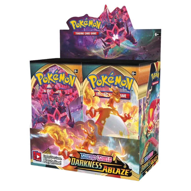 darkness ablaze booster box opening Pokemon Sword Shield Darkness Ablaze Booster Box Sealed 36 Booster Pac –  Toy Mandala