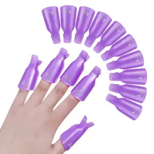 ✨10-Piece Reusable Nail Clip Set, Designed for Removing Acrylic Nail Polish and Gel Polish. An Essential Kit for Home Manicures, DIY Nail Art, and Salon Designers.