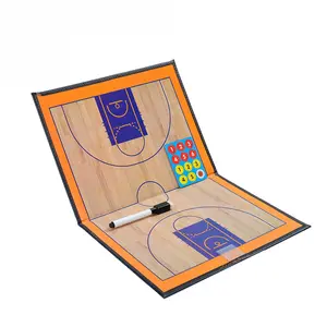 Magnetic Erasable Soccer & Basketball Tactical Board Coach’s Write-On Clipboard for Training Matches Portable Coaching Tool