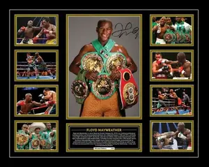 Floyd Mayweather Signed Limited Edition POSTER PRINT UNFRAMED Memorabilia