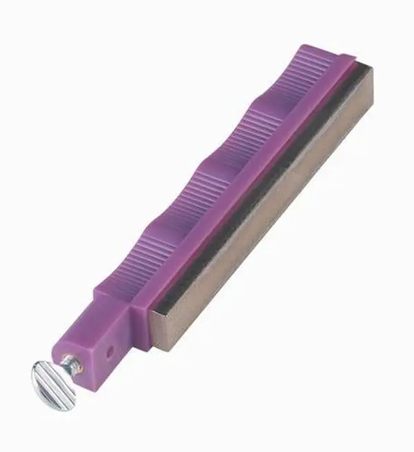 Lansky LDHCR Rectangular 4-Inch Ambidextrous Diamond Sharpening Hone - Coarse Diamond Stone for Kitchen Knives, For Knives